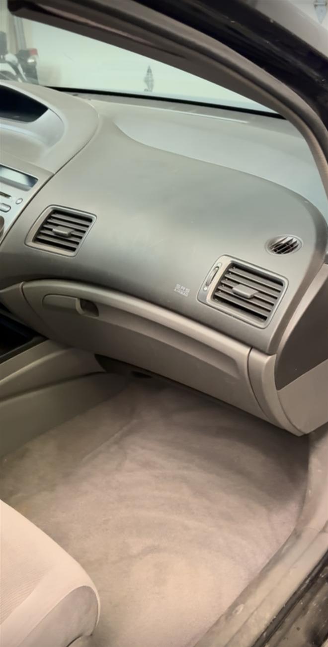 Clean, vacuumed interior after detailing